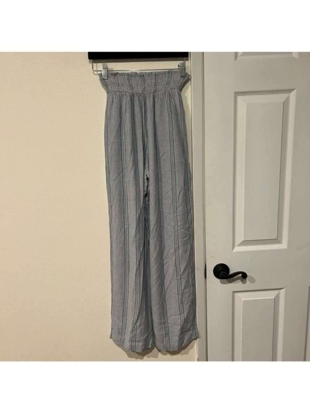 Rails Smocked Casual Lounge High Waist Wide Leg Pants Size XS